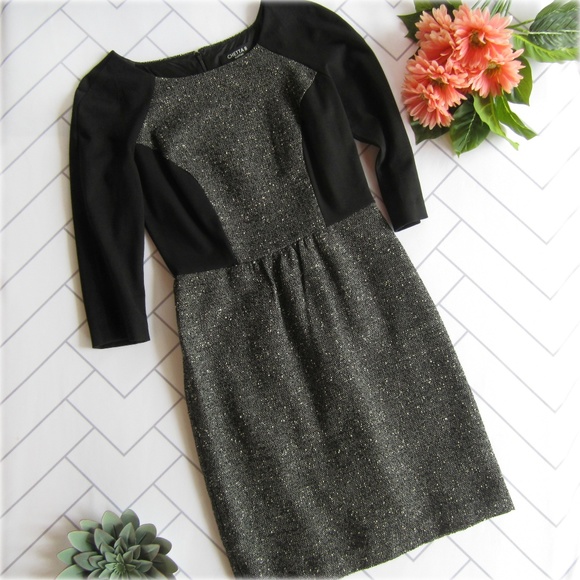 Chetta B Dresses & Skirts - Chetta B Tweed Pattern Block Dress sz 6
